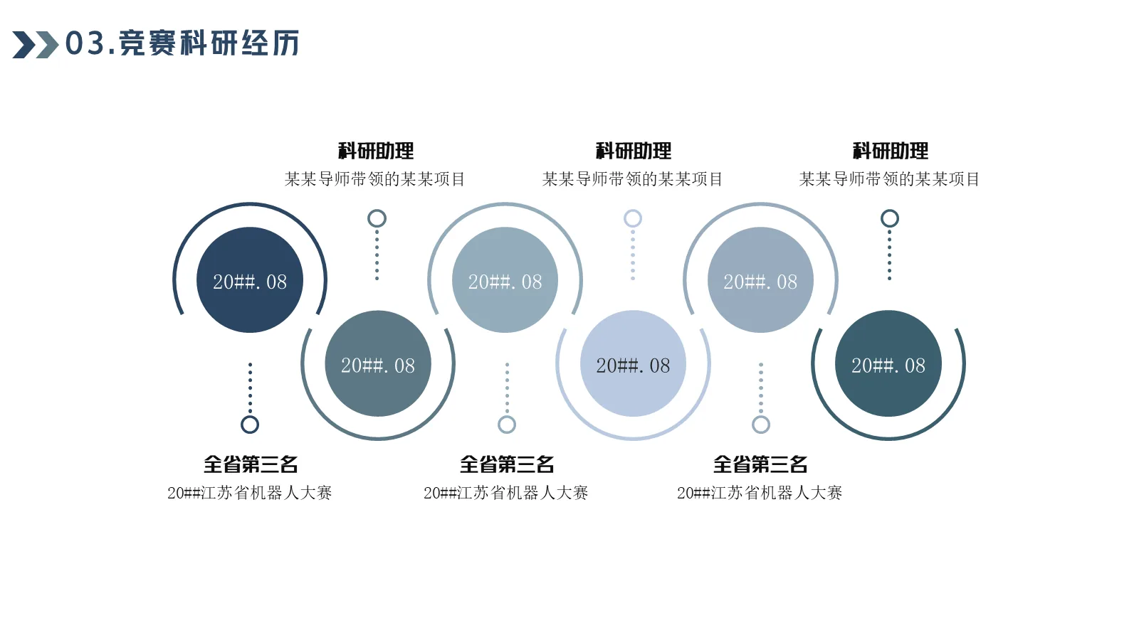 研究生复试答辩PPT模板 第 9 页预览图