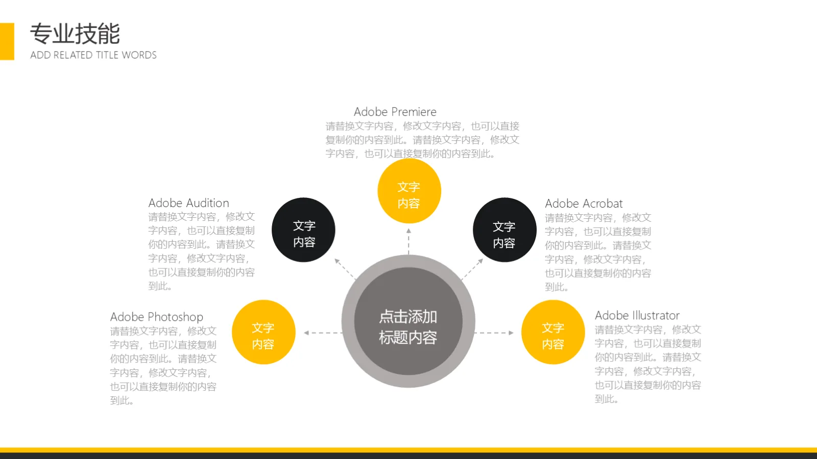 考研复试个人简历PPT模板 第 12 页预览图