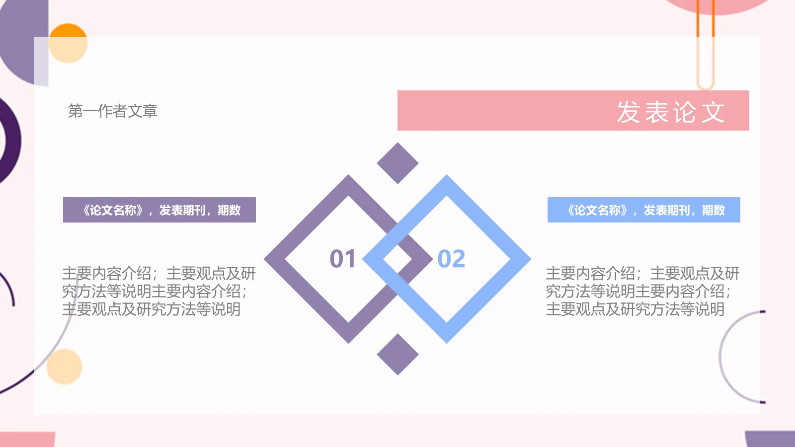 研究生复试简历PPT模板 第 17 页预览图