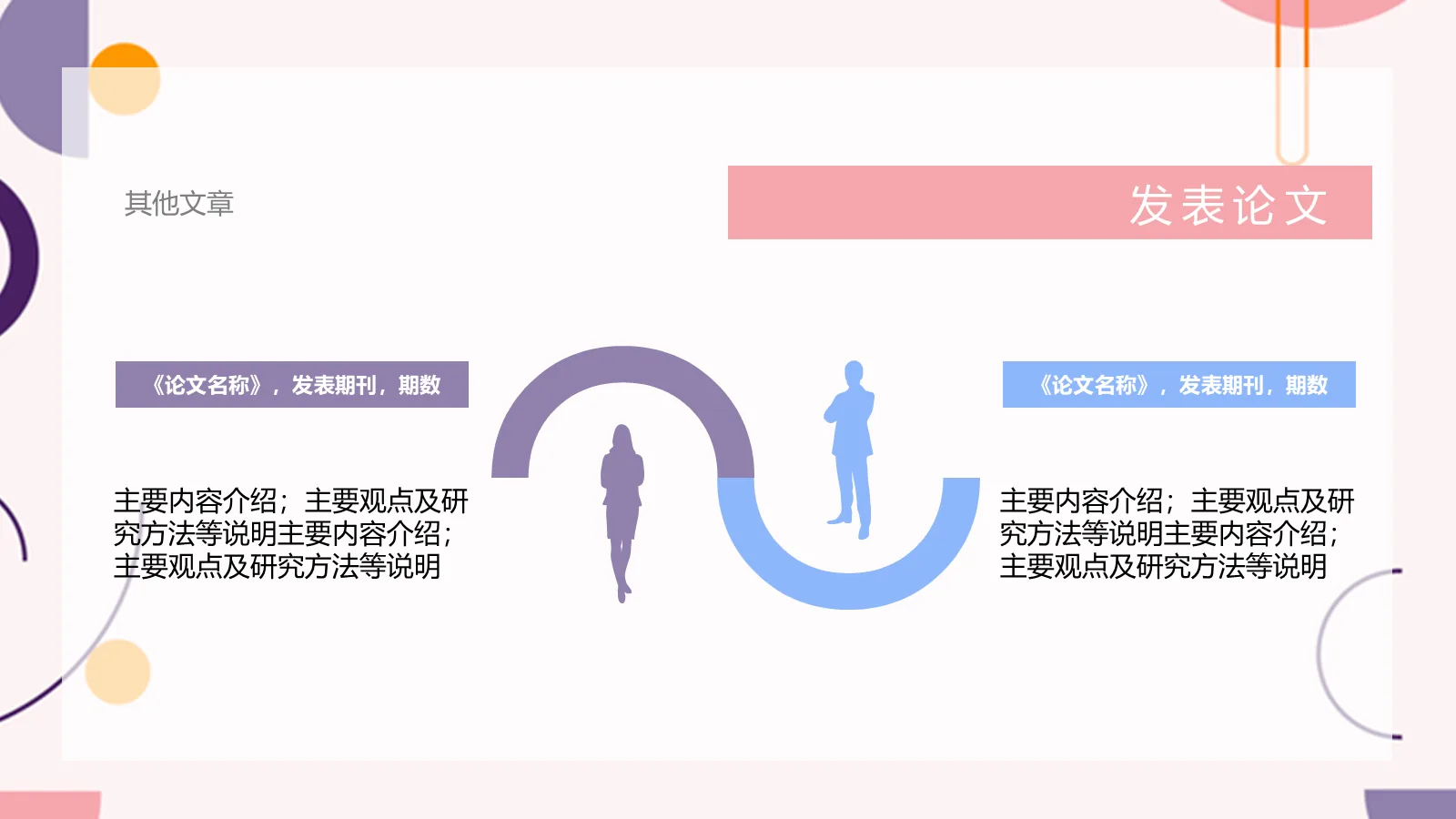 研究生复试简历PPT模板 第 18 页预览图