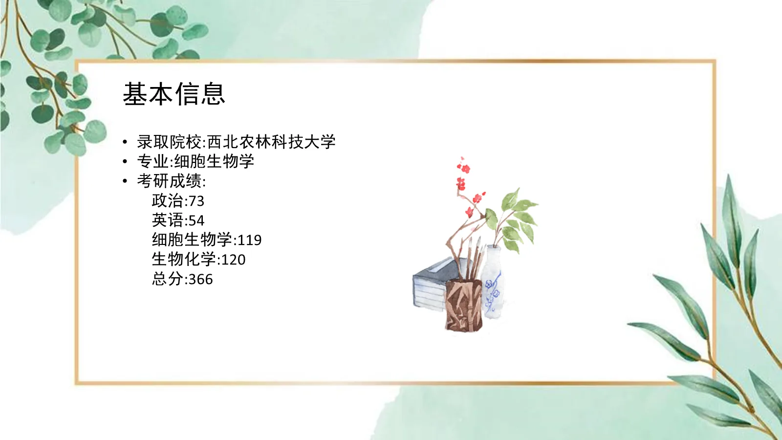 考研复试经验分享PPT模板 第 2 页缩略图