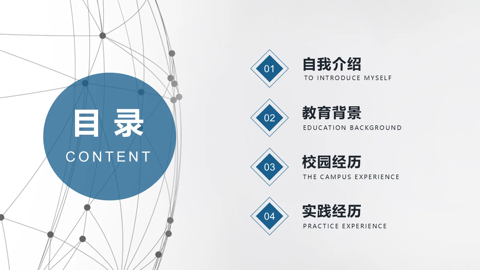 研究生复试PPT模板 第 2 页缩略图