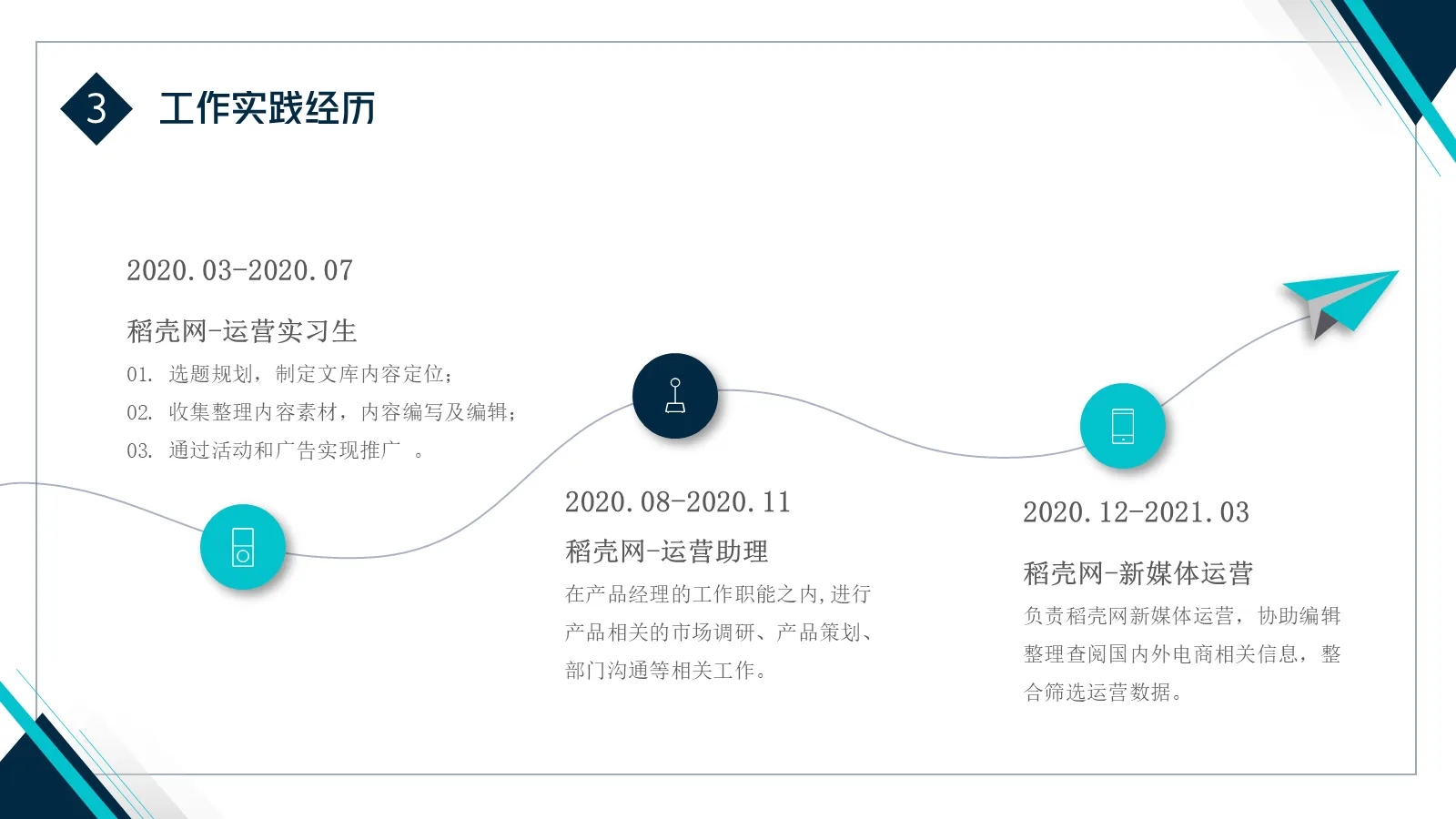 研究生复试面试简历PPT模板 第 12 页预览图
