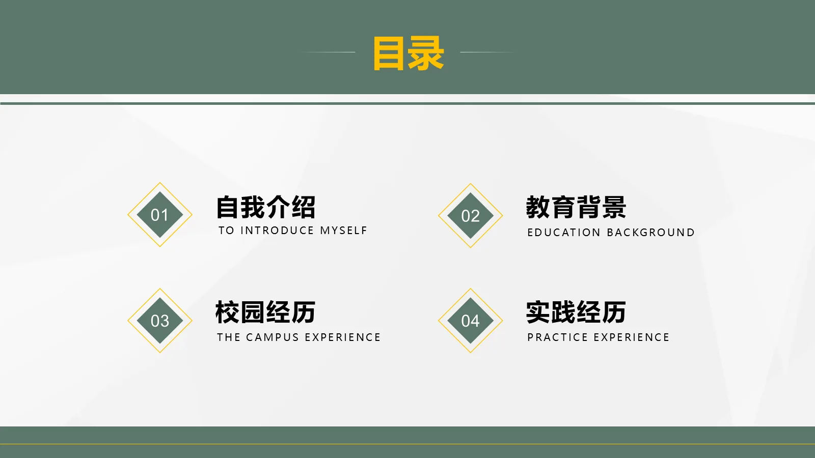 考研复试面试PPT模板 第 2 页缩略图