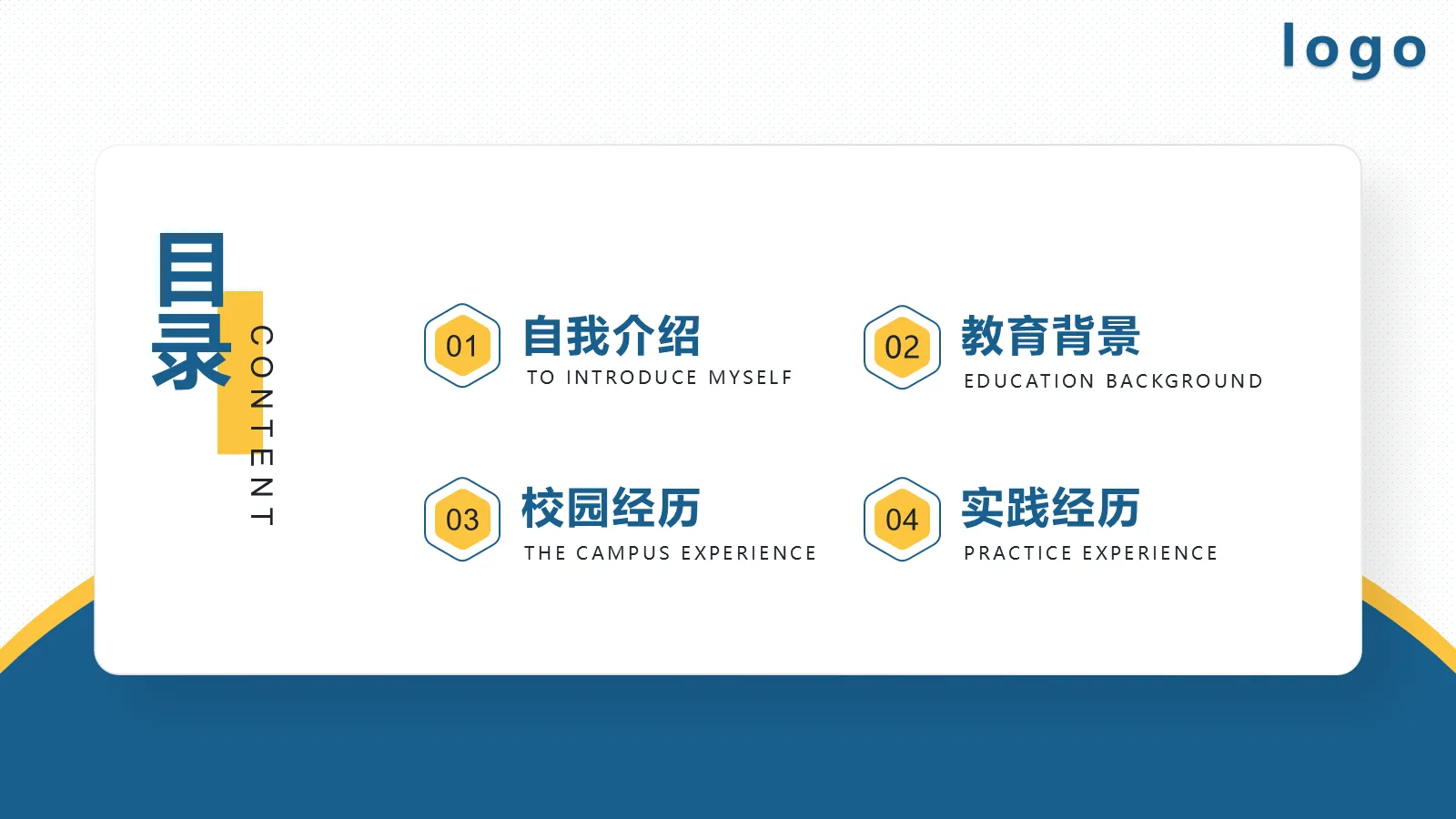 考研复试面试简历PPT模板 第 2 页缩略图