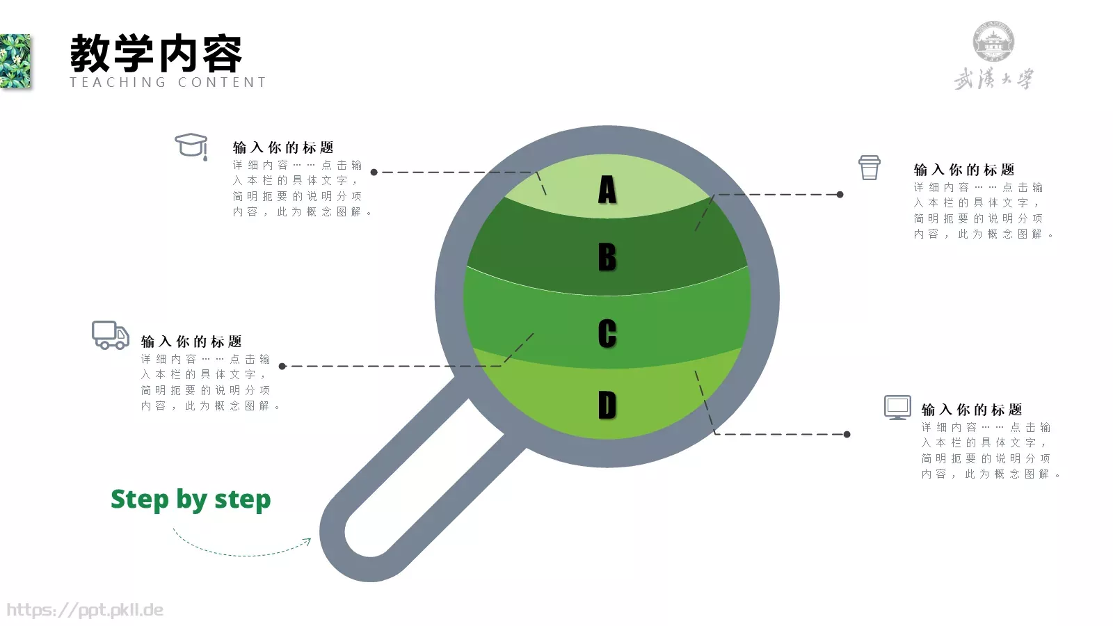 教学说课PPT模板 第 7 页预览图