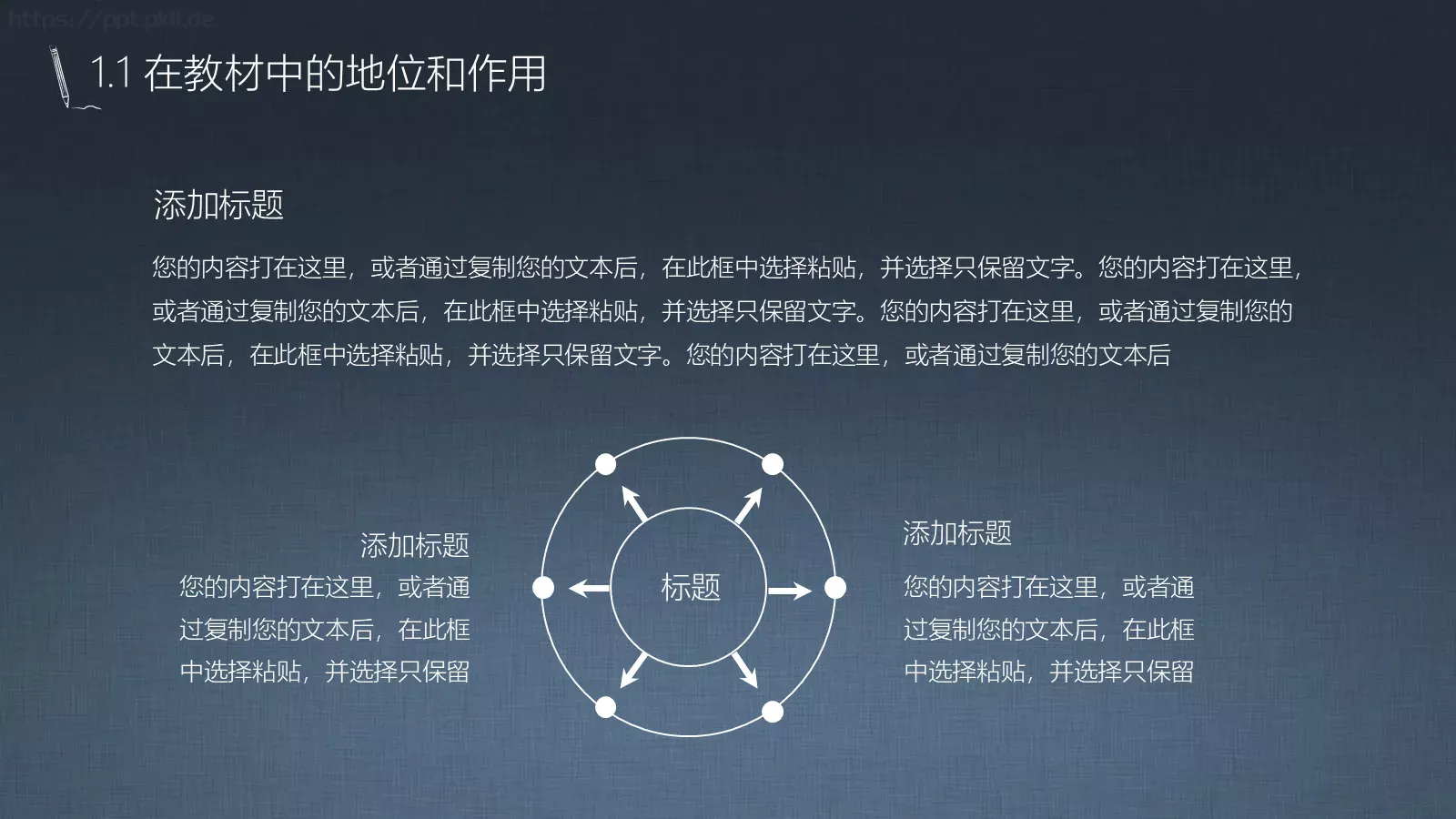 信息化教学说课公开课示范课PPT模板 第 4 页缩略图