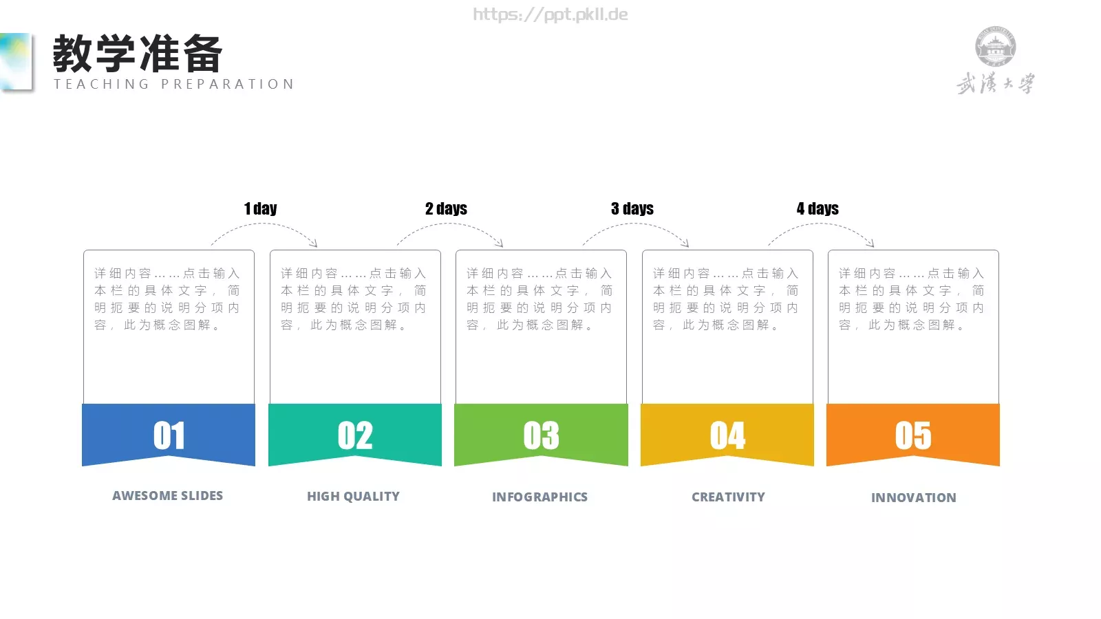 教师组教学说课PPT模板 第 15 页预览图