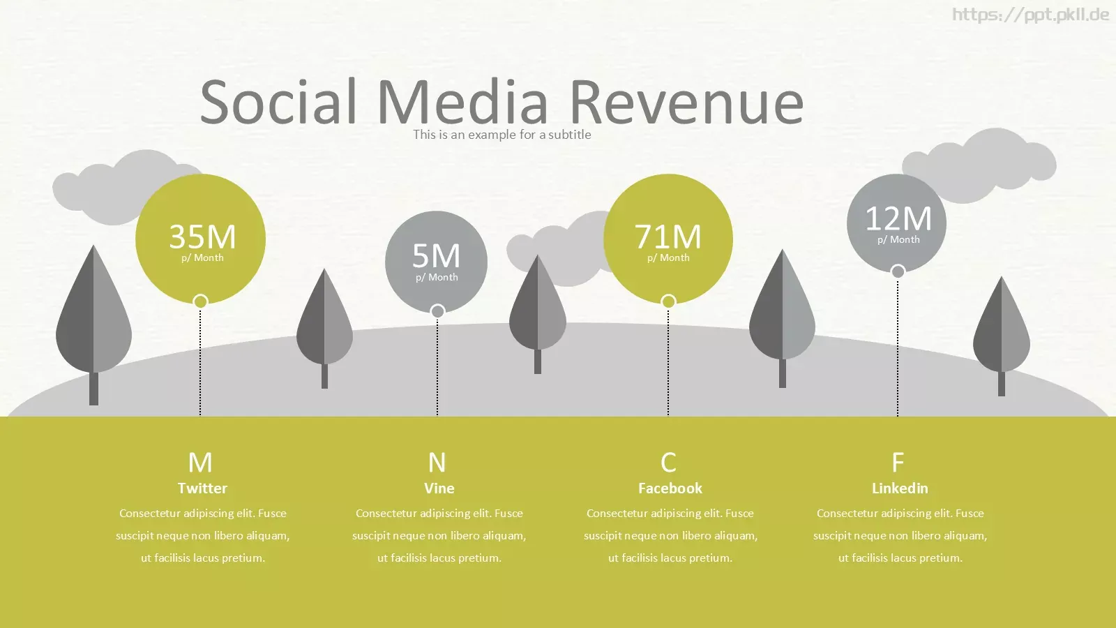 小清新文艺范说课PPT模板 第 14 页预览图