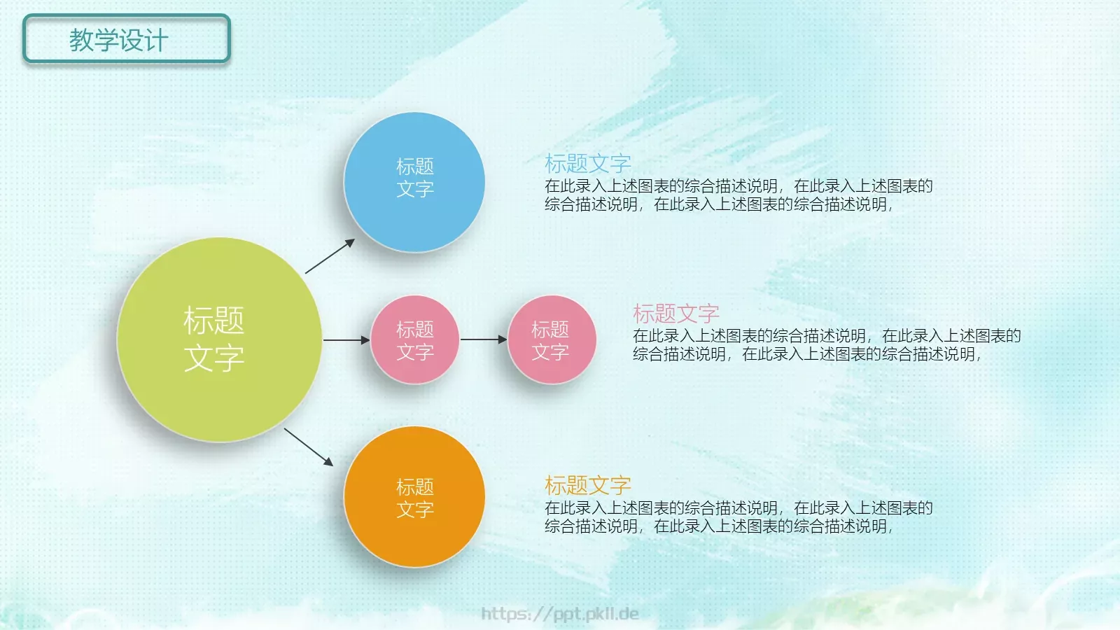 教师说课PPT模板 第 10 页预览图