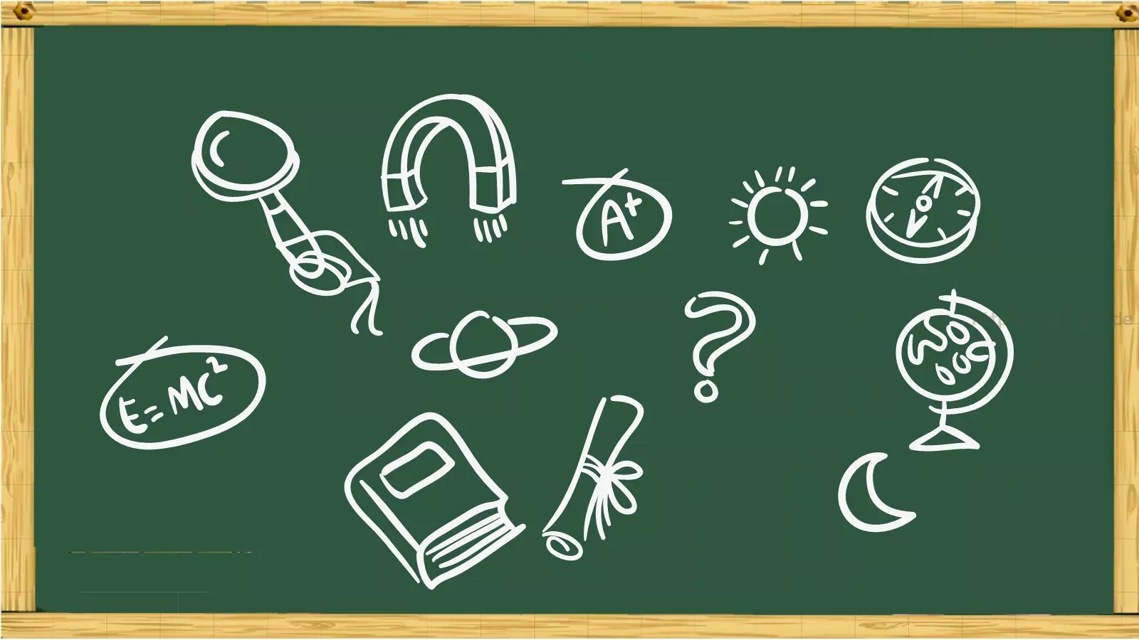 卡通黑板风格通用说课课件 第 20 页预览图