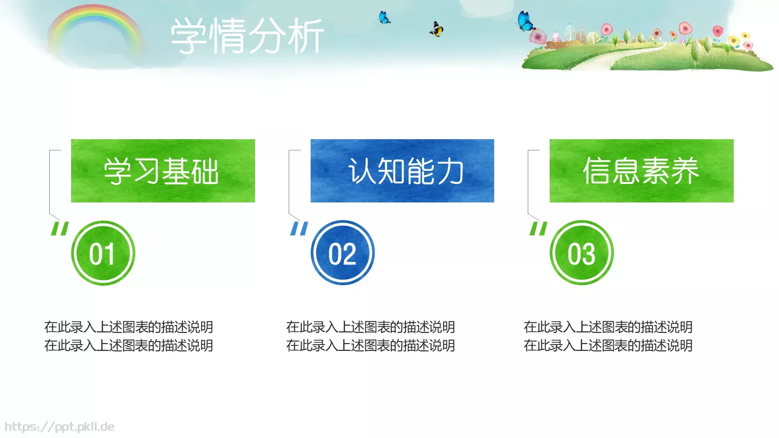 教育说课PPT模板 第 7 页预览图