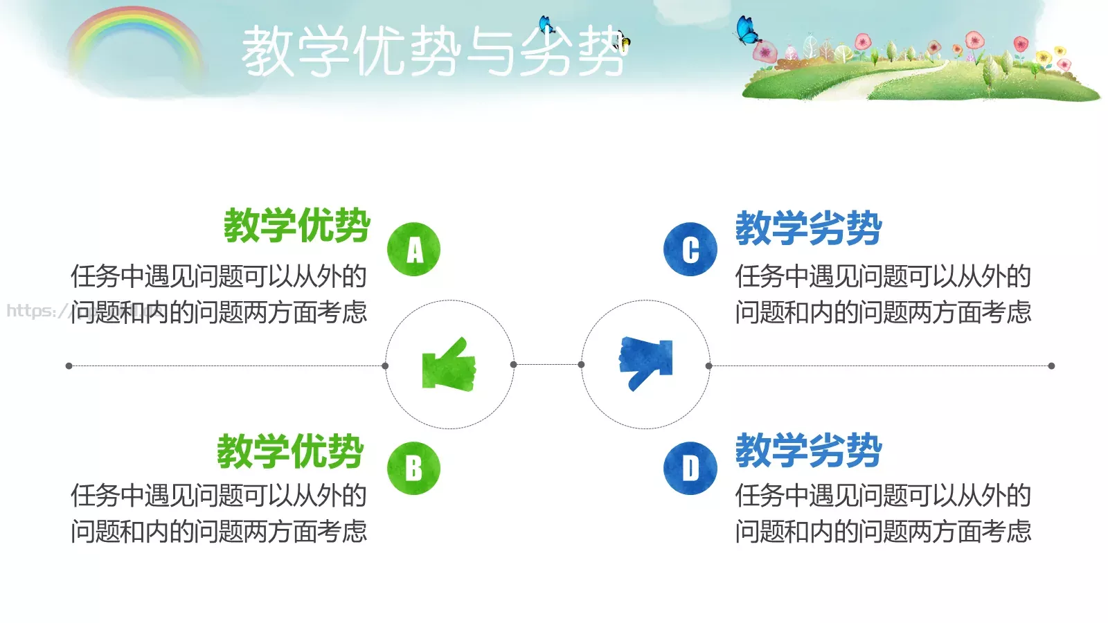 教育说课PPT模板 第 28 页预览图