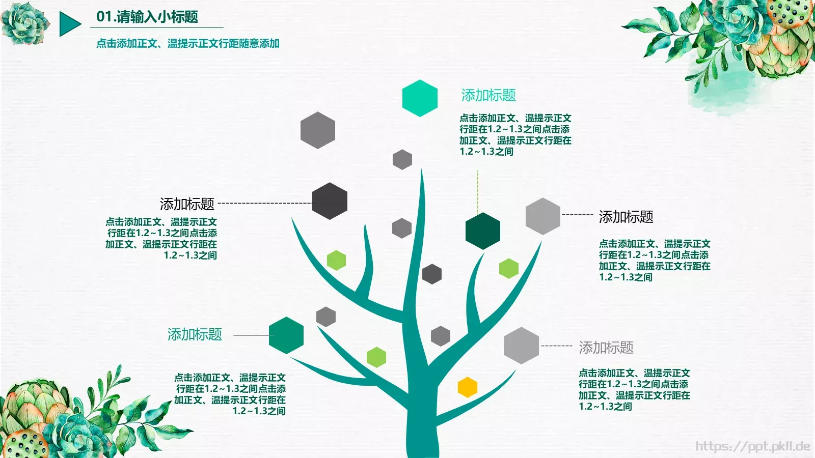 商务汇报水彩PPT模板 第 4 页缩略图