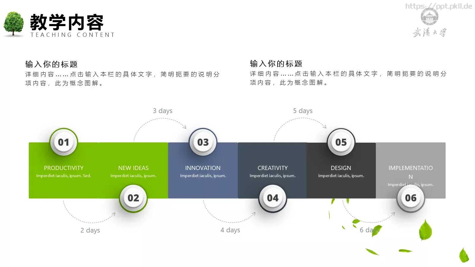 教师说课通用模板 第 8 页预览图