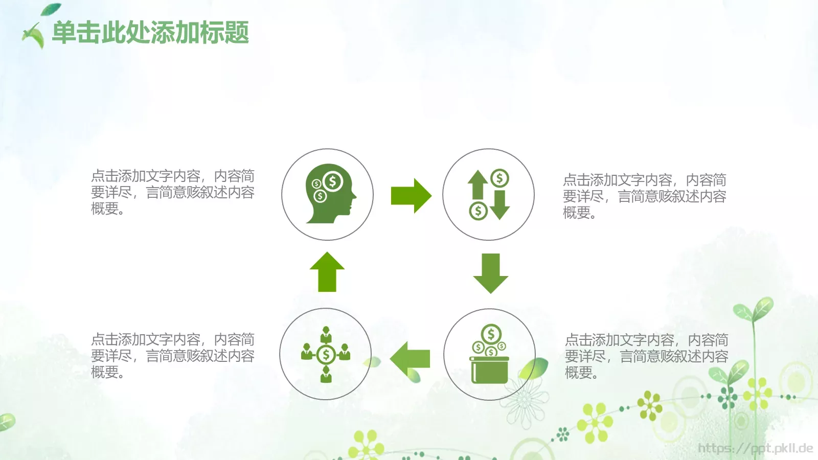 绿色小清新教育教学PPT模板 第 36 页预览图