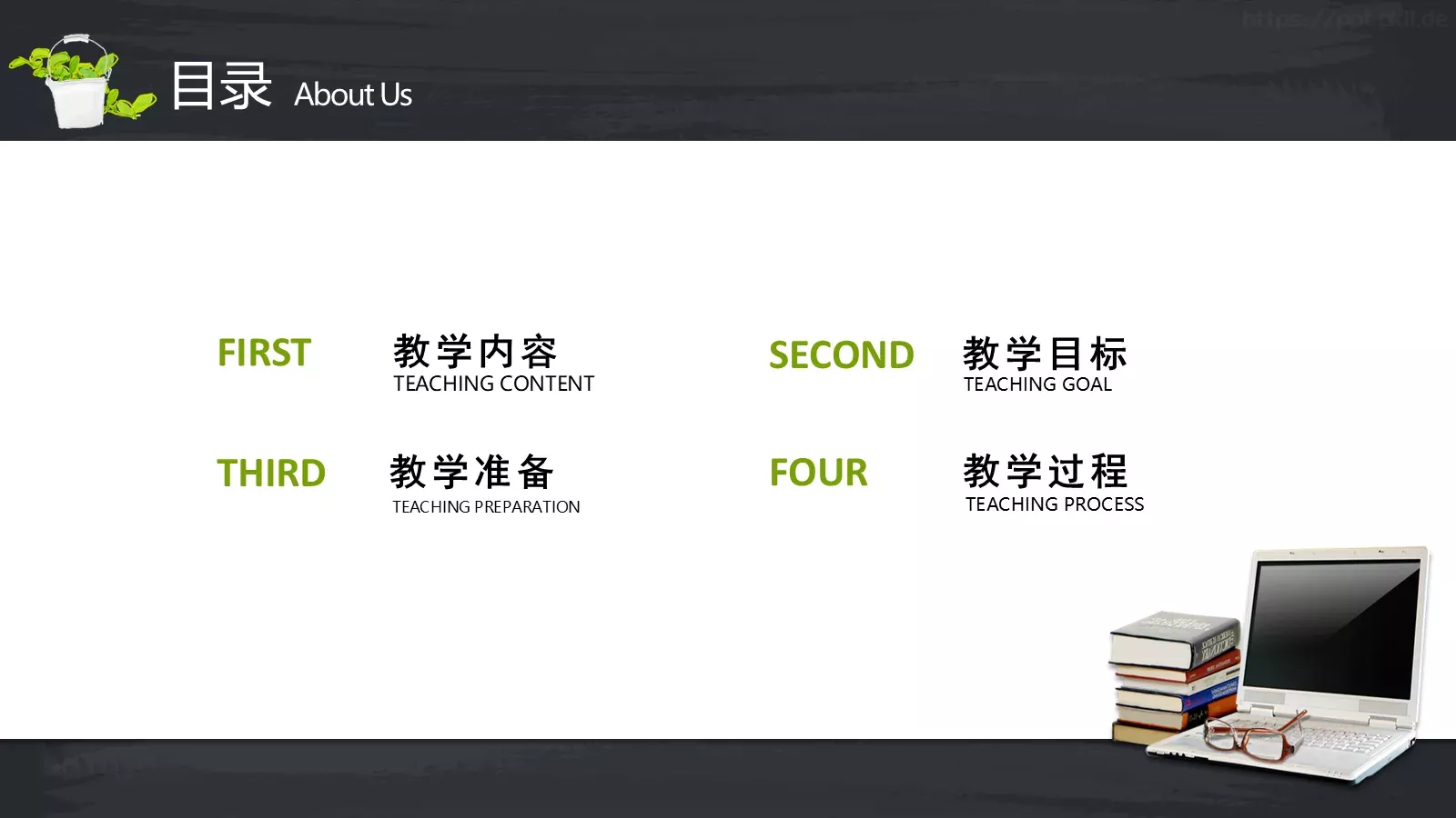 教师公开课教学说课PPT模板 第 2 页缩略图