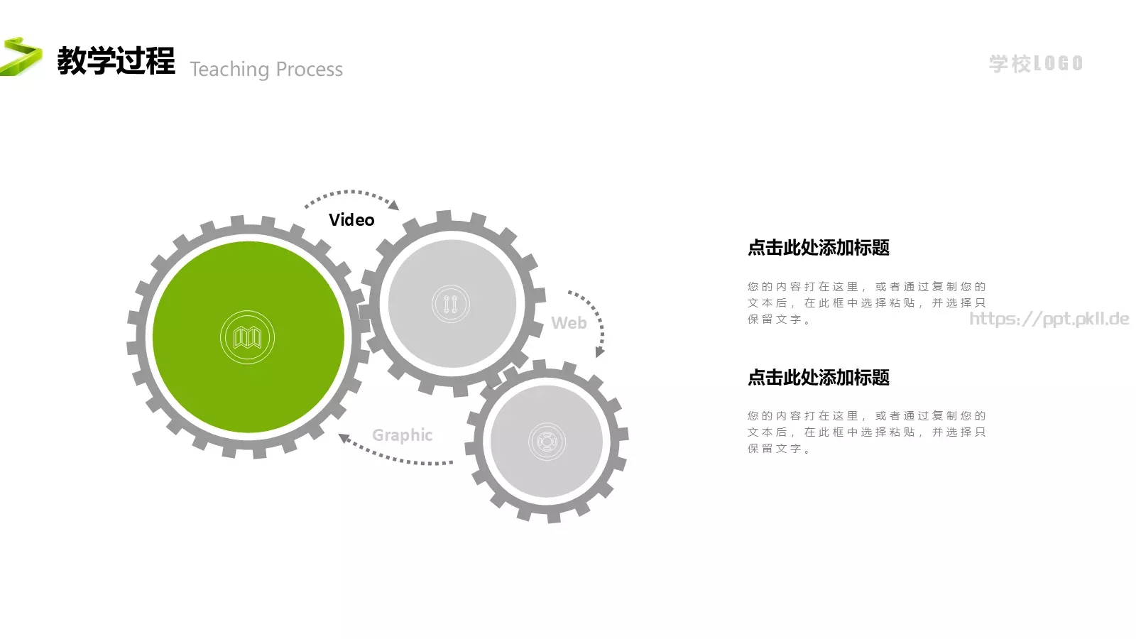 教学说课汇报PPT模板 第 19 页预览图