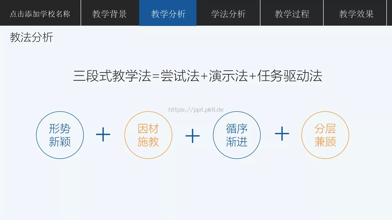 说课公开课模板 第 9 页预览图