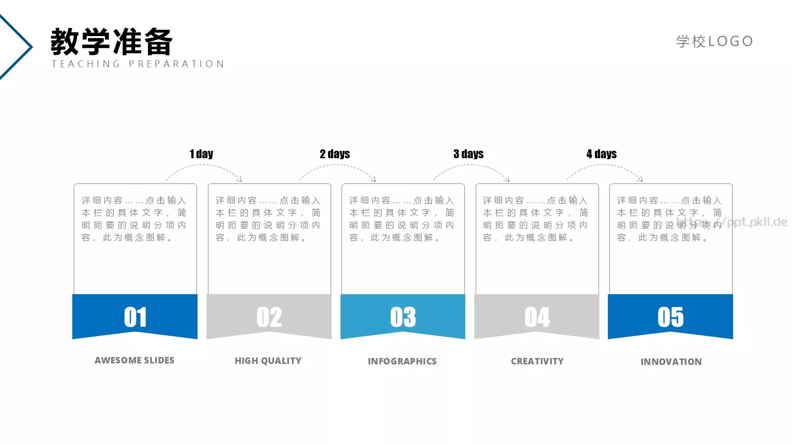 教师说课PPT模板 第 14 页预览图