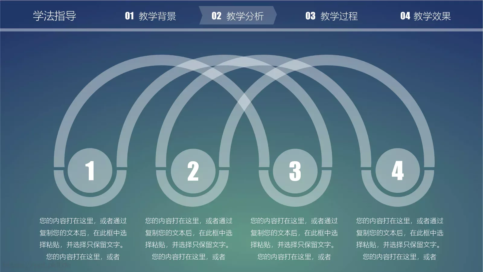 教育说课PPT模板 第 10 页预览图