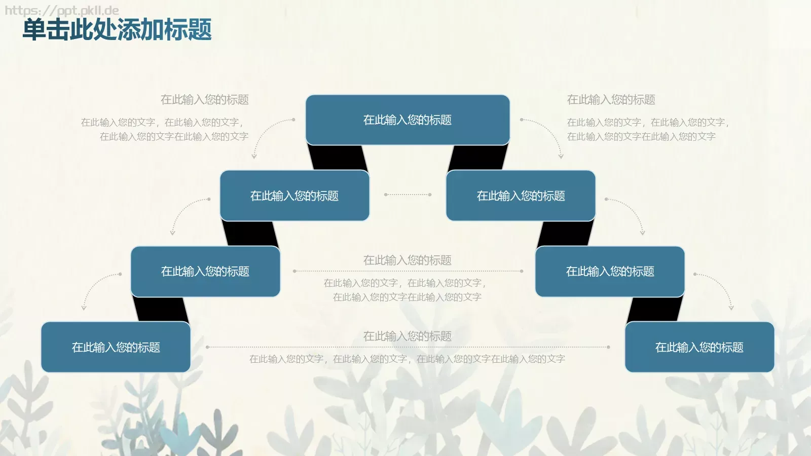工作计划工作总结PPT模板 第 7 页预览图