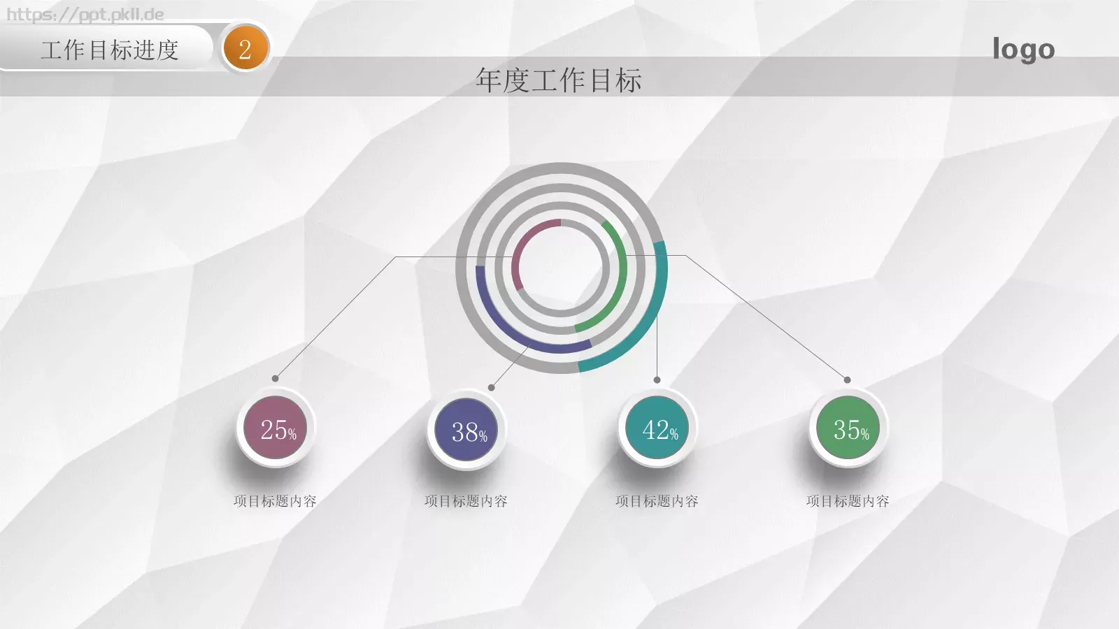 工作计划汇报PPT模板 第 15 页预览图