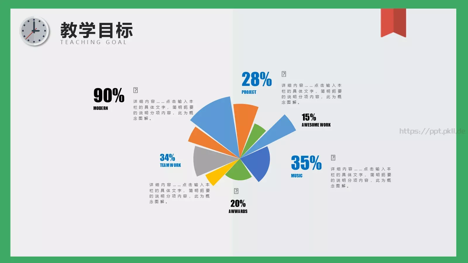 教学说课PPT模板 第 11 页预览图