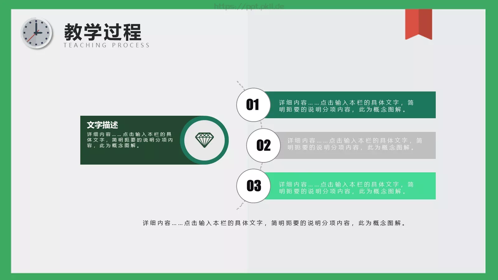 教学说课PPT模板 第 23 页预览图