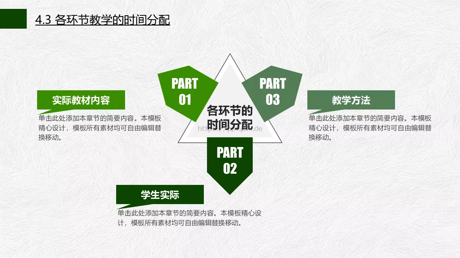 信息化教学说课公开课PPT模板 第 19 页预览图
