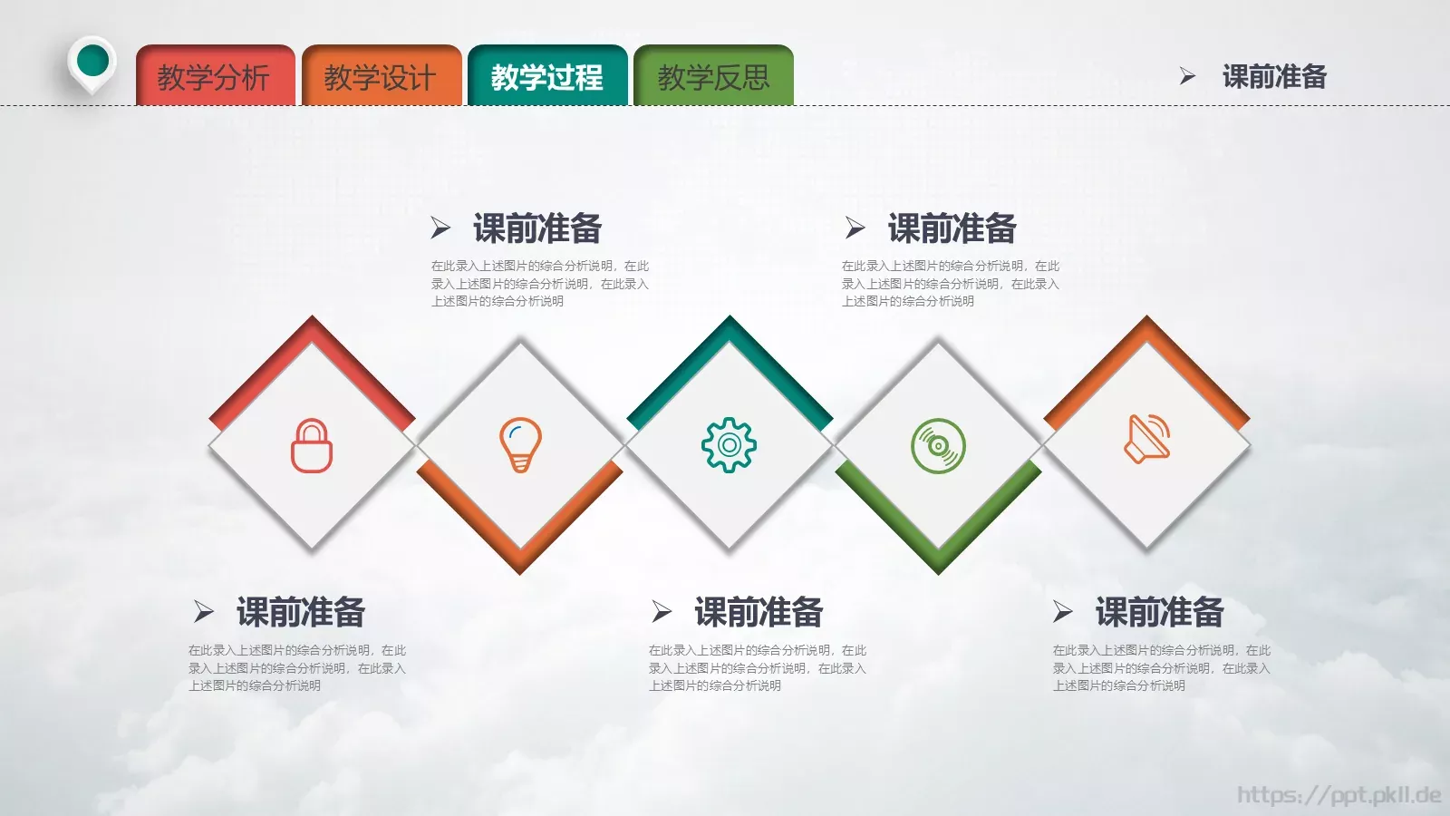 教学说课教育培训PPT模板 第 19 页预览图