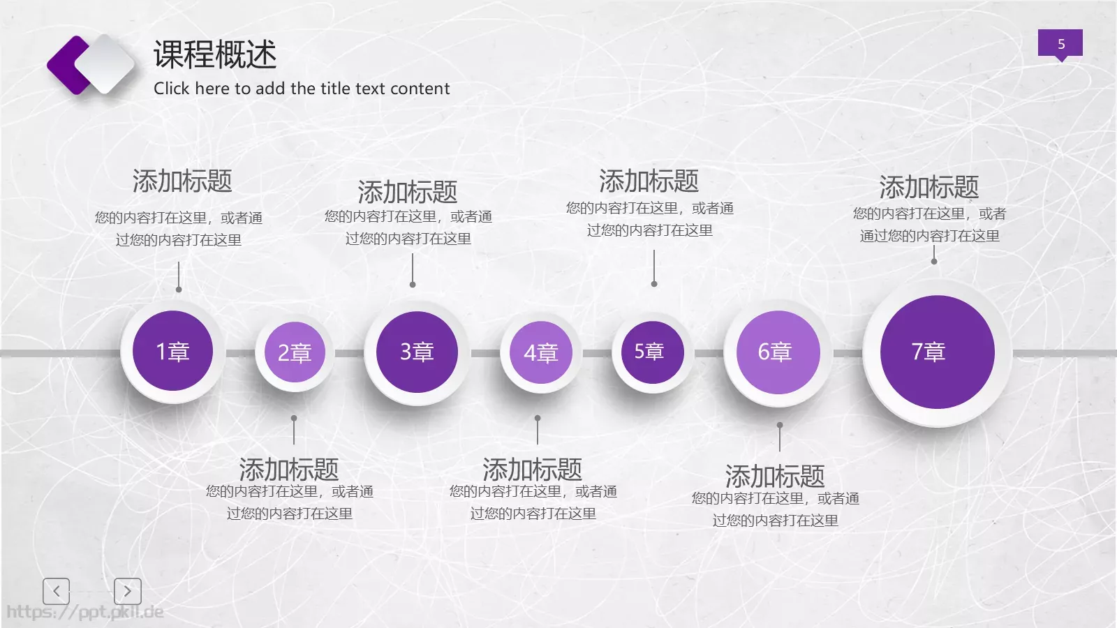 微立体公开课动态模板 第 5 页预览图