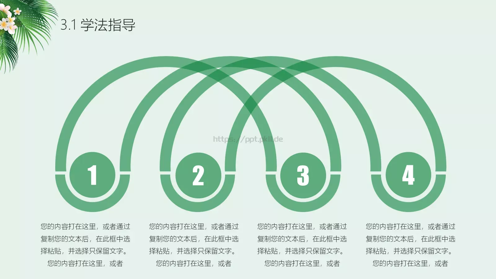 信息化教学说课PPT模板 第 11 页预览图