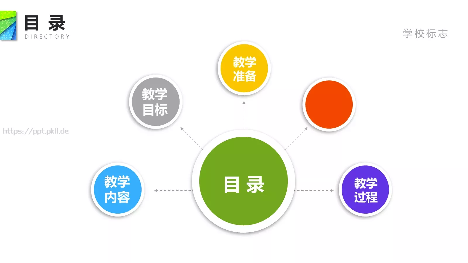 教师说课PPT模板 第 2 页缩略图
