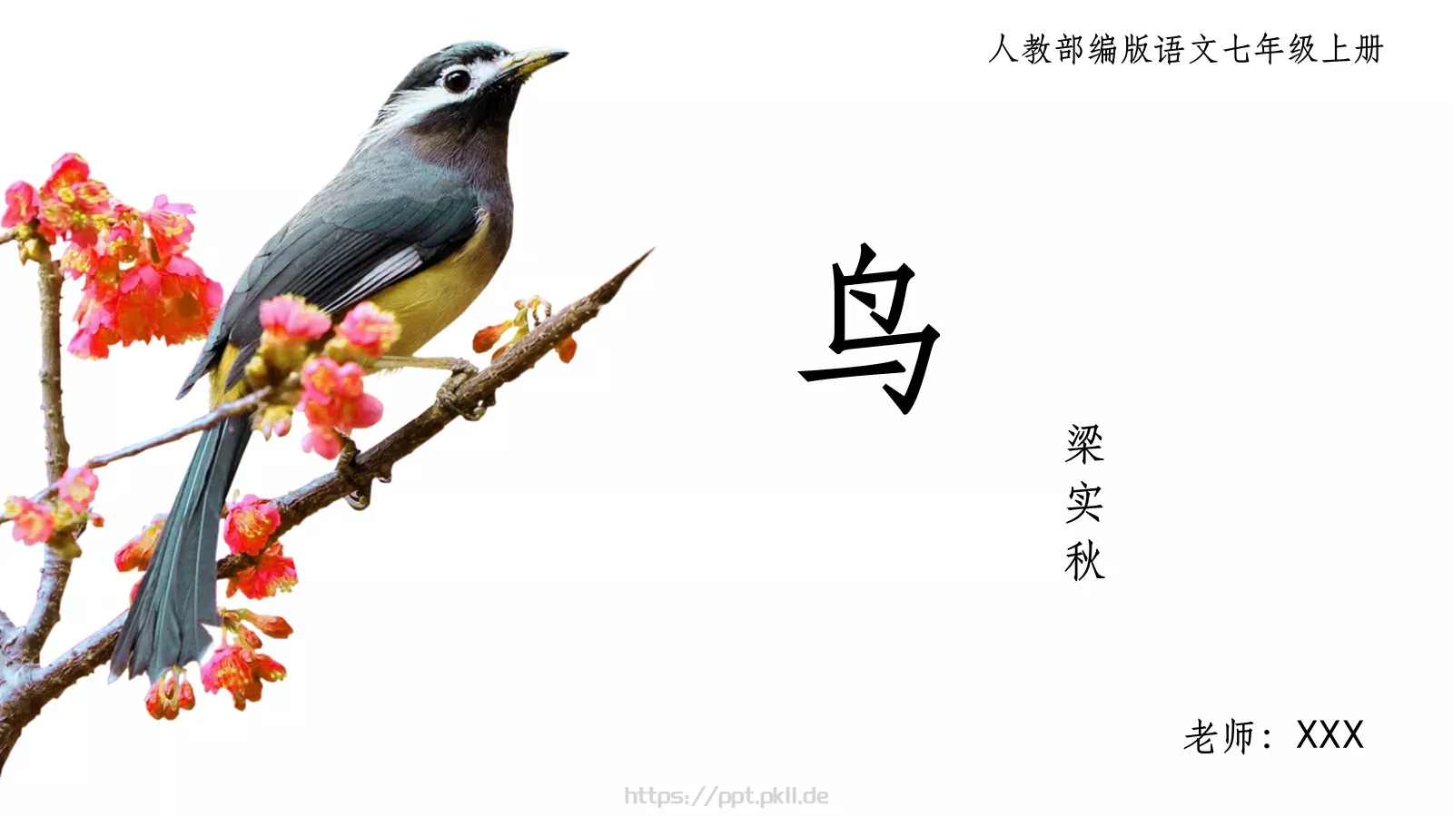 人教部编版语文七年级上册课件 封面图