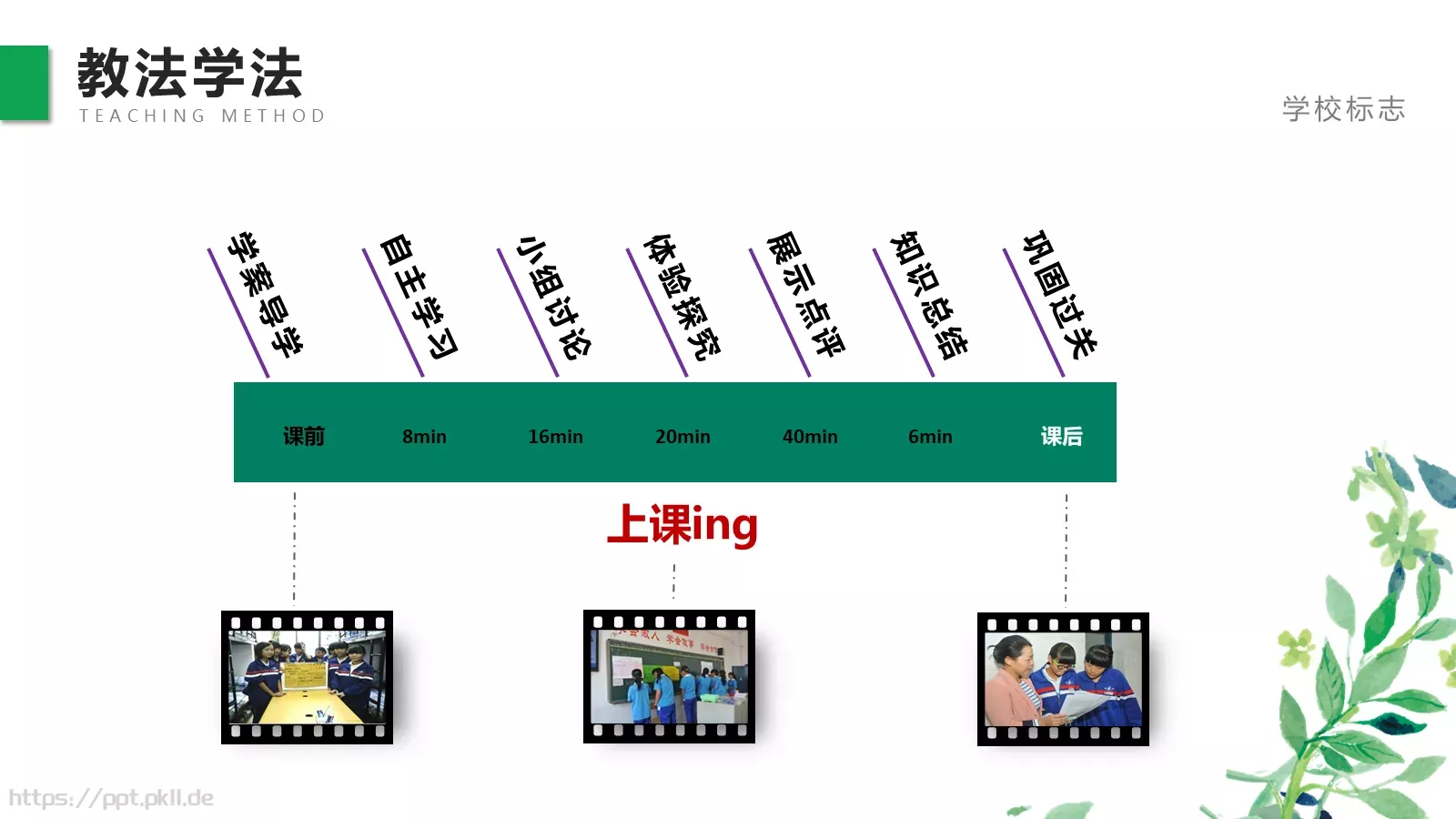 教师说课赛课PPT模板 第 14 页预览图