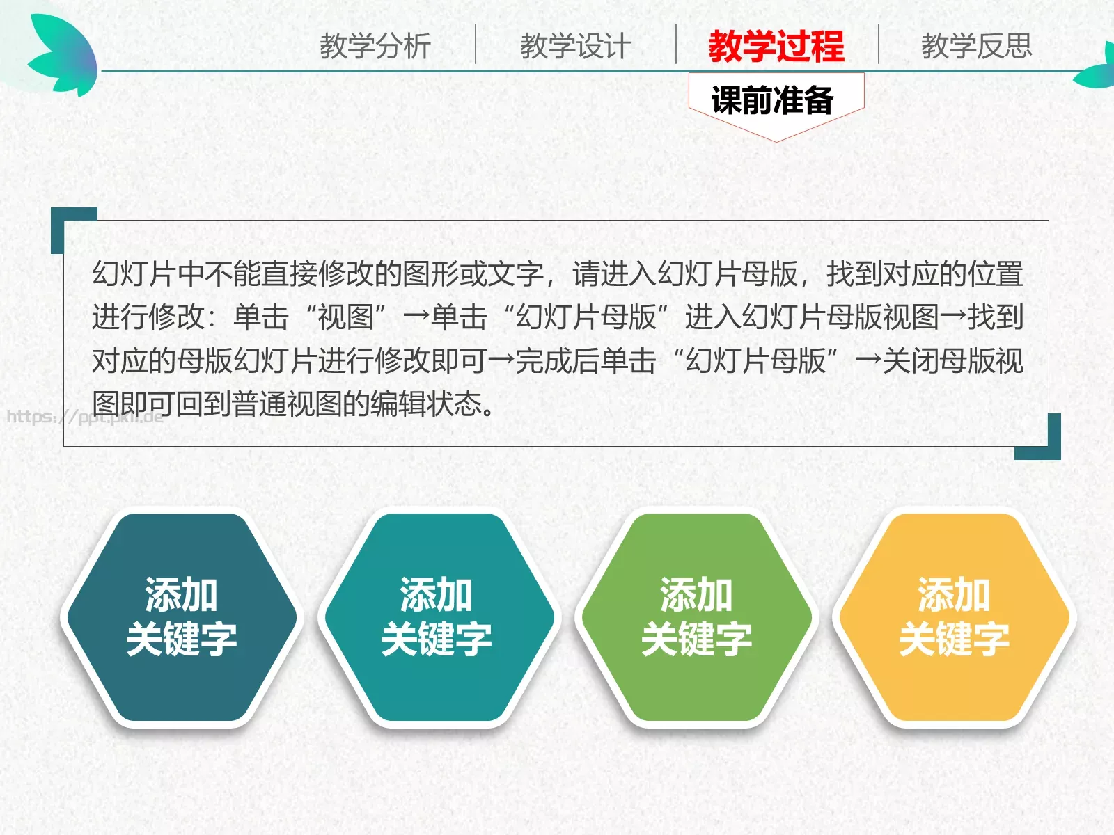 教学说课通用性教育课件 第 14 页预览图