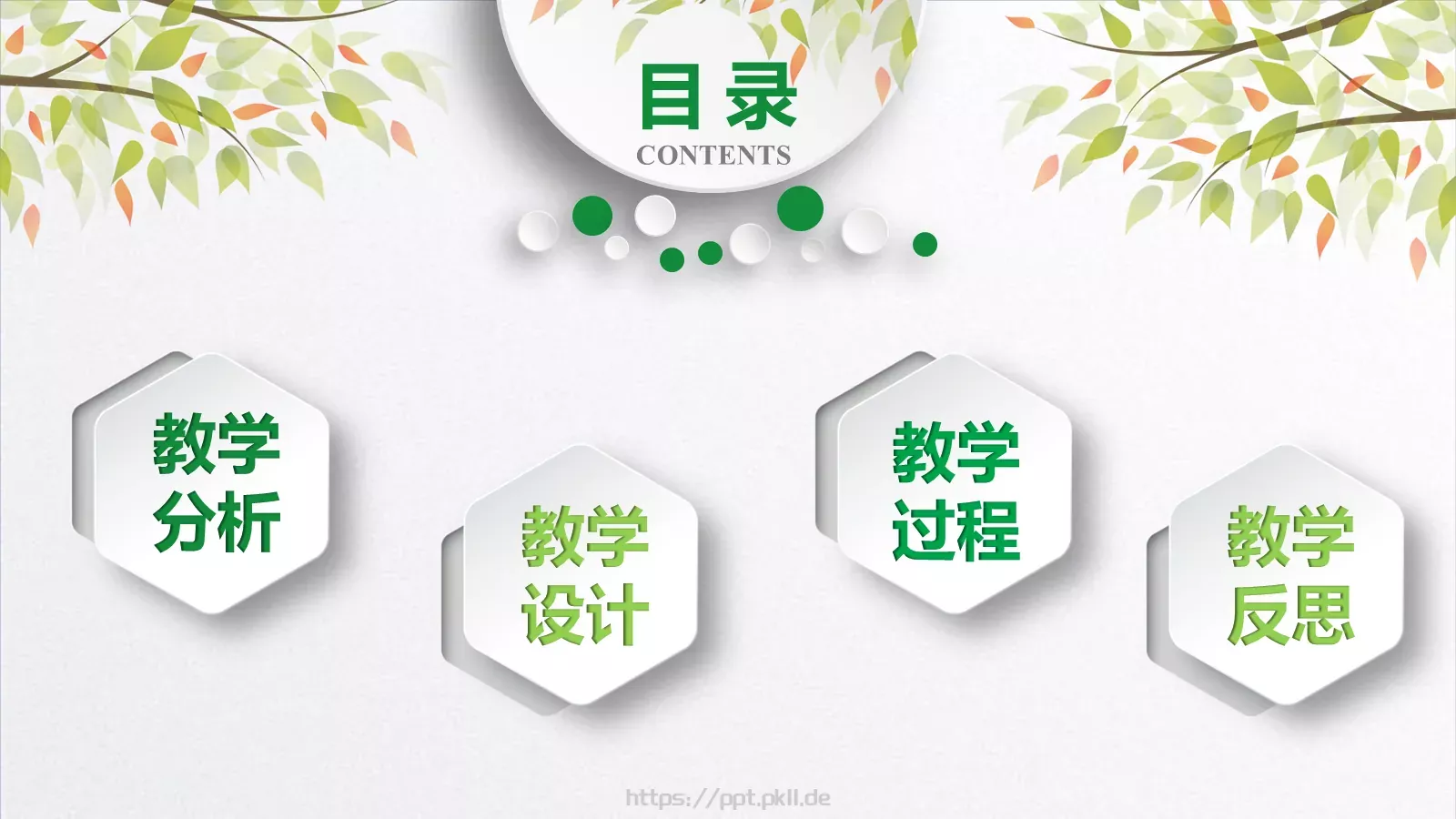 教学说课教学培训PPT模板 第 3 页缩略图