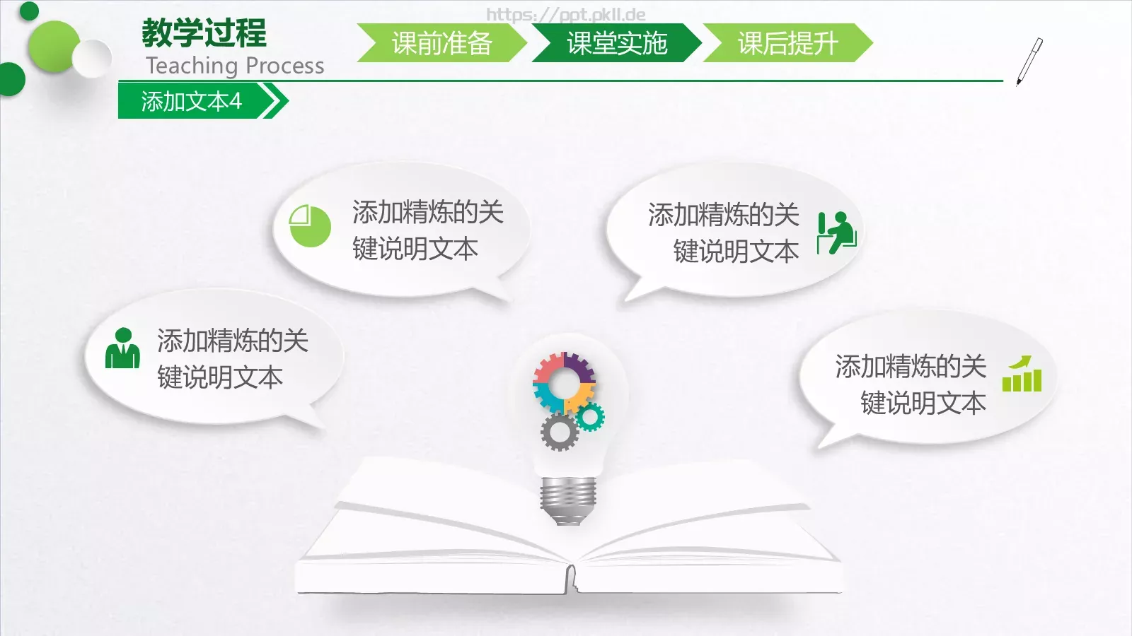 教学说课教学培训PPT模板 第 23 页预览图