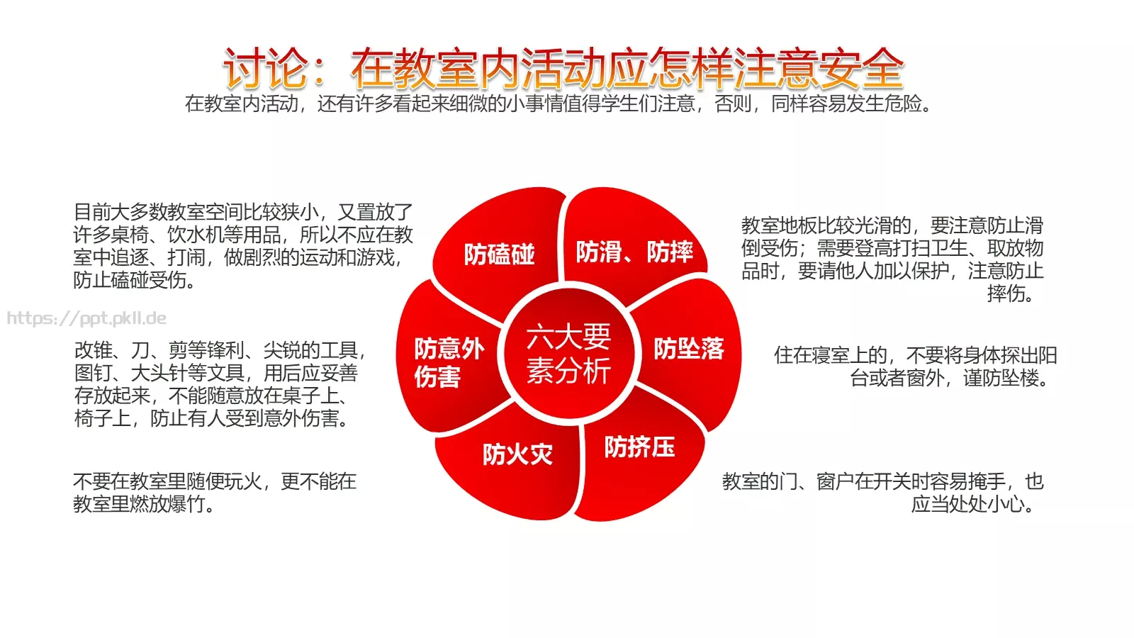安全无小事安全教育主题班会PPT模板 第 30 页预览图