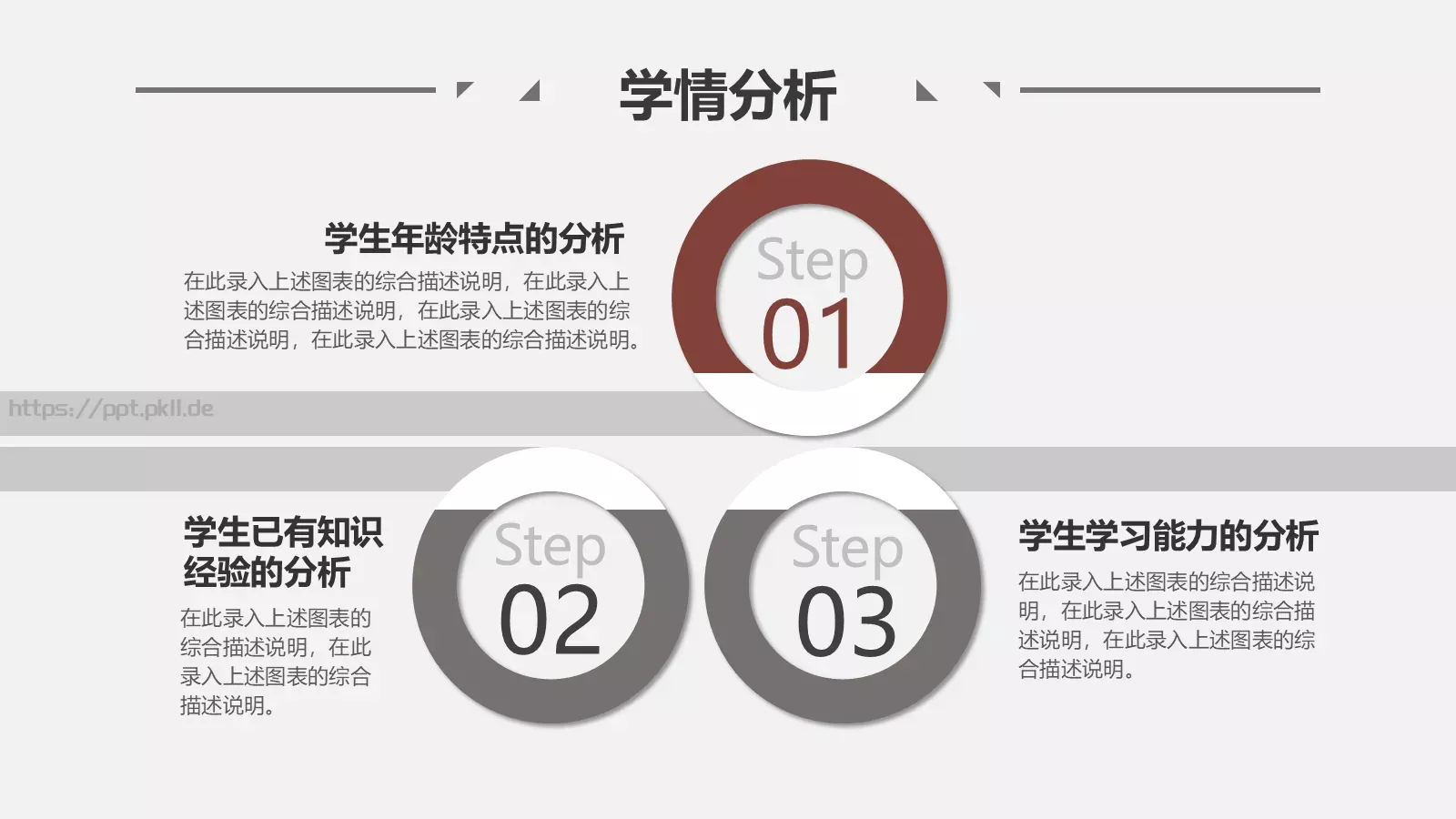 说课教学设计PPT模板 第 8 页预览图