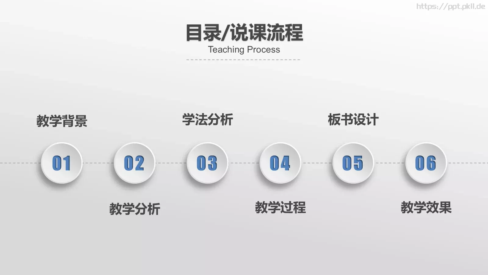 教师说课PPT模板 第 2 页缩略图