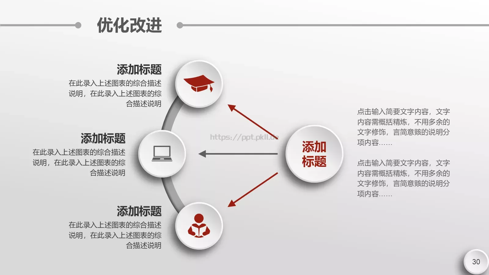 微立体说课PPT模板 第 30 页预览图