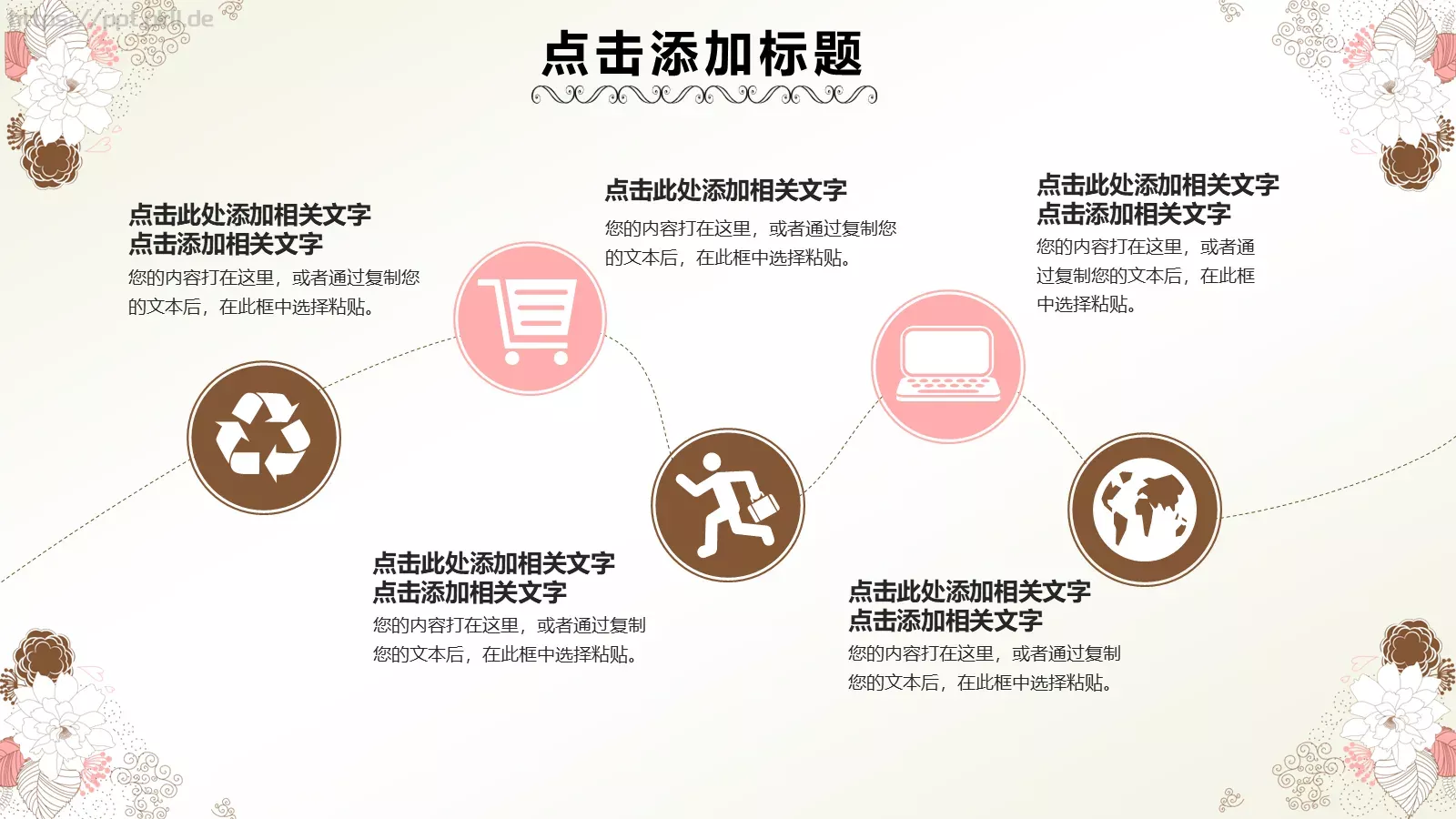 竞聘述职各种汇报等PPT模板 第 5 页预览图