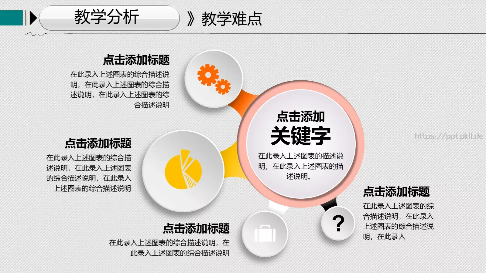 教学说课教学设计教育培训PPT模板 第 9 页预览图