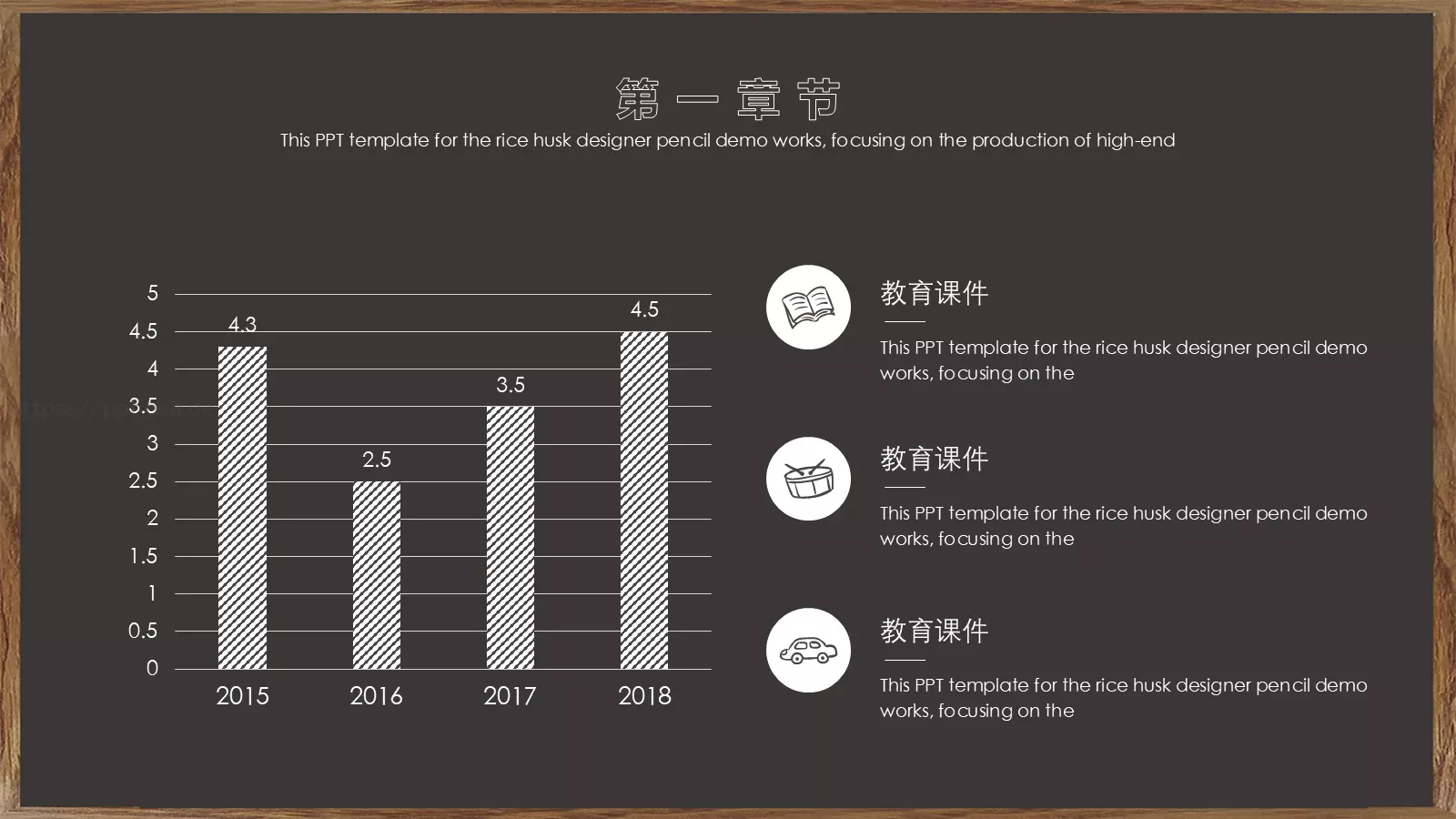 卡通黑板风格通用说课课件 第 15 页预览图
