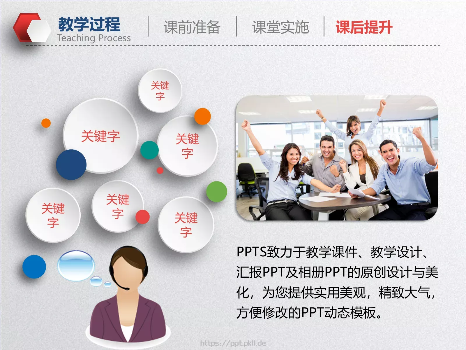 教学说课教育教学培训PPT模板 第 29 页预览图