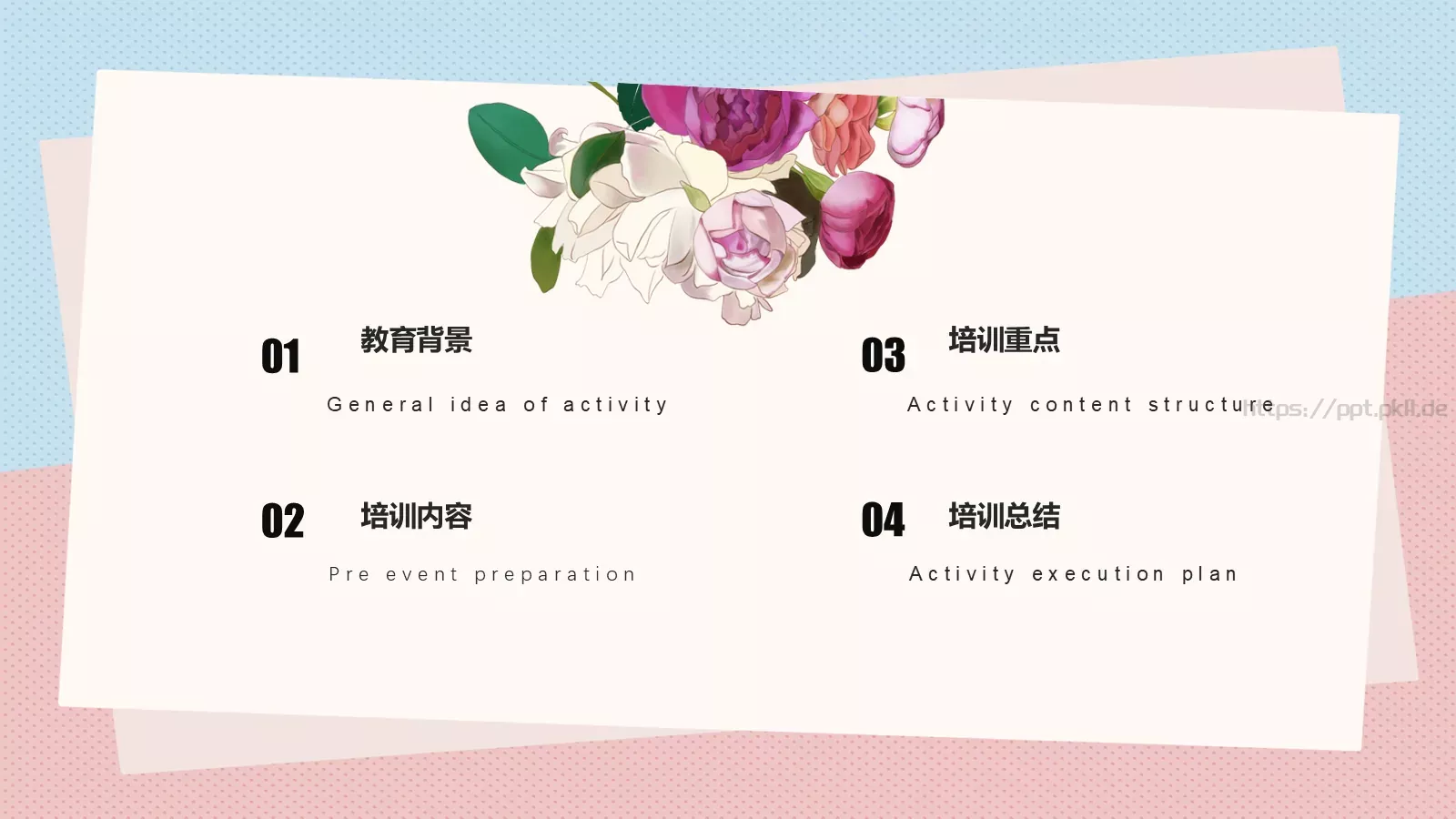 小清新教育培训PPT模板 第 2 页缩略图