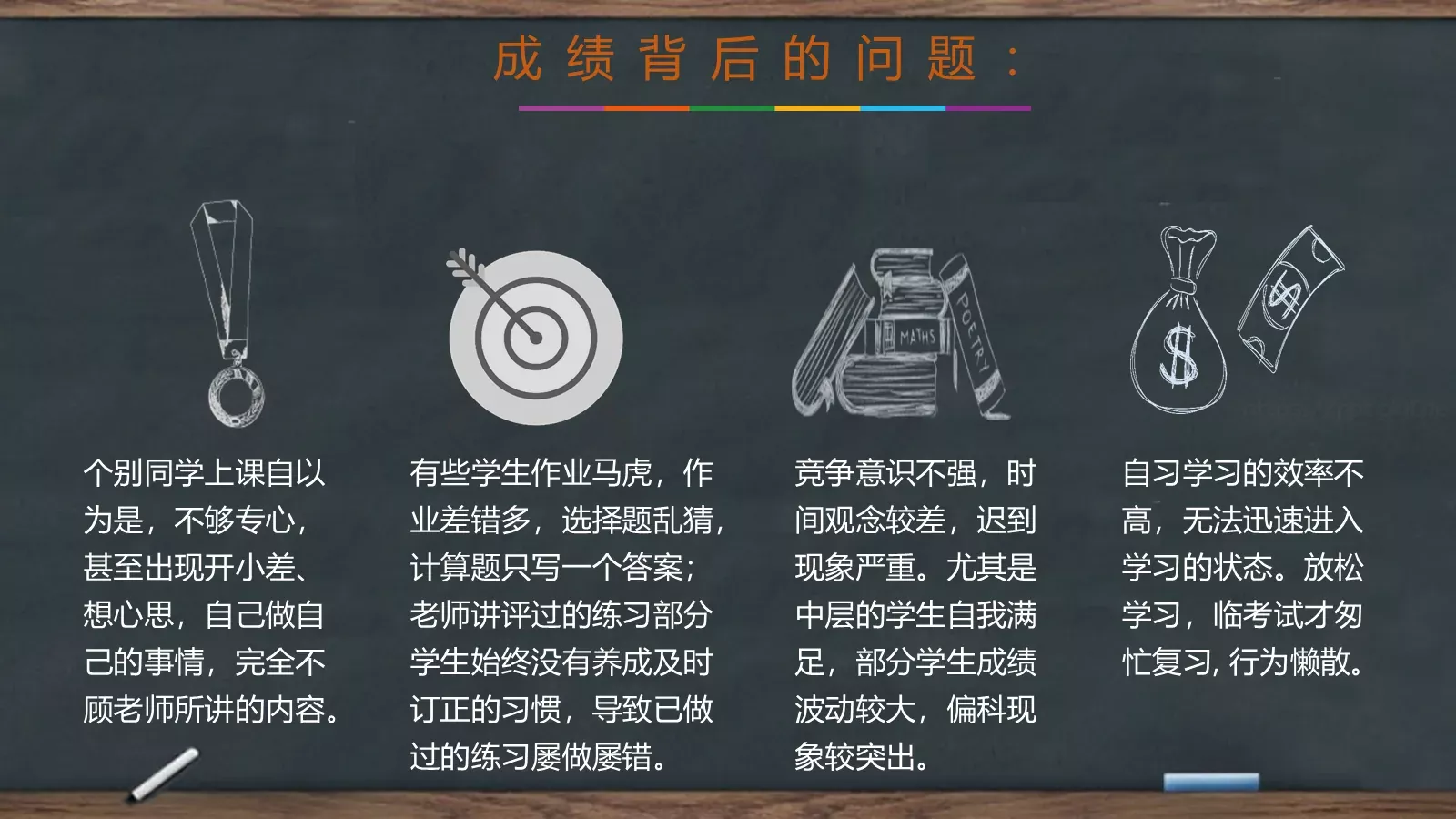 家长会黑板风PPT模板 第 14 页预览图