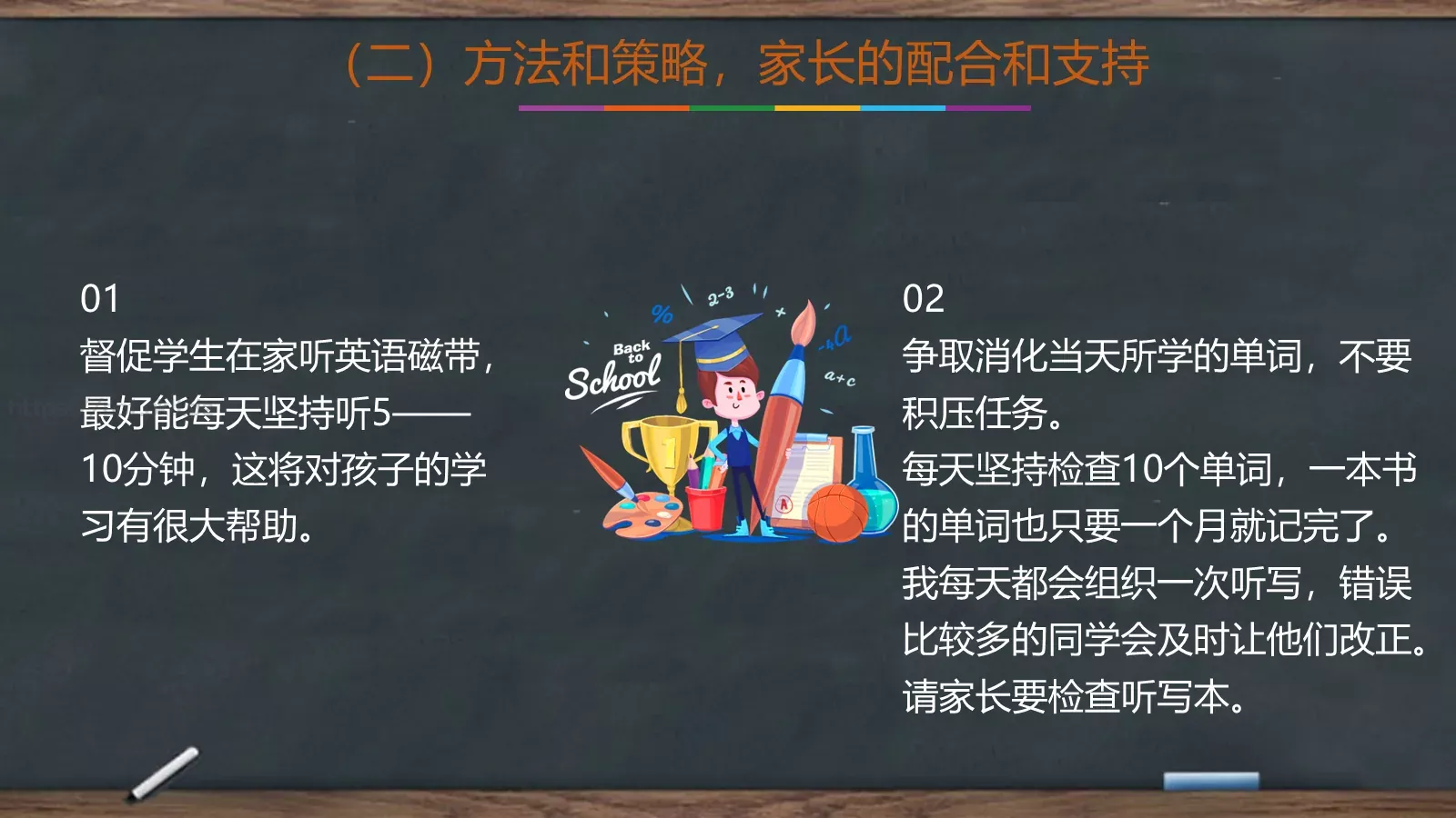 家长会黑板风PPT模板 第 28 页预览图